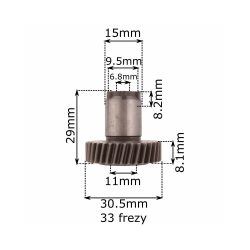 BOSCH GBH 2-26 DRE FOGASKERÉK 33FOG