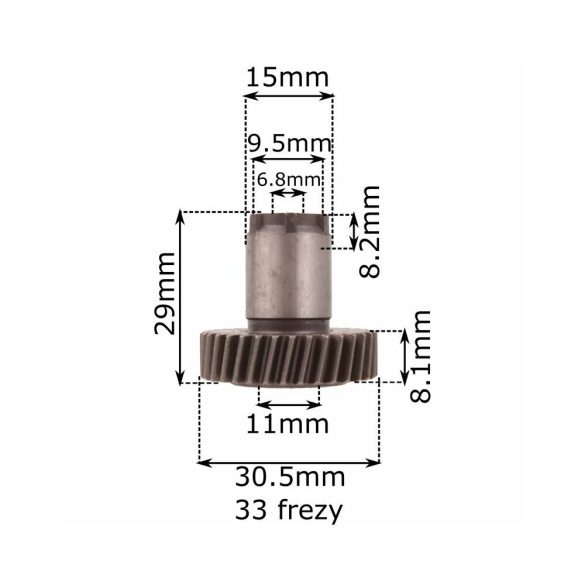 BOSCH GBH 2-26 DRE FOGASKERÉK 33FOG