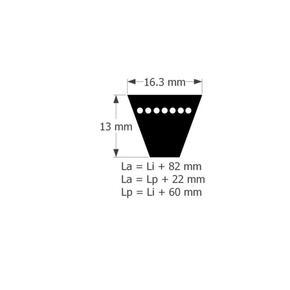 *17X1220LI/SPB1280LP SKF   ( PHG SPB1280 SKF Ékszíj keskeny profilú)