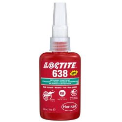   LOCTITE 638 50 ml Rögzitő ( VESZÉLYES Rögzítő nagy szilárdságú )