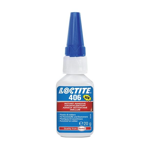 LOCTITE 406 20 g Pillanatragasztó ( VESZÉLYES Pillanatragasztó. műa. rag. )