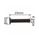 TOKMÁNYRÖGZÍTŐ CSAVAR 5MM
