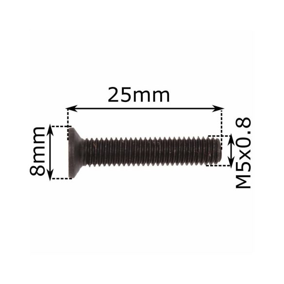 TOKMÁNYRÖGZÍTŐ CSAVAR 5MM