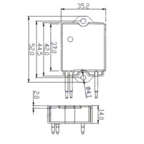 LÁGYINDÍTÓ ELEKTRONIKA SAROKCSISZOLÓHOZ 16A / 230V 45-CD330
