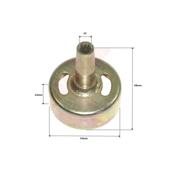 KUPLUNGHARANG   FŰKASZA  54X22X68X9T  TL26-9T