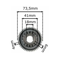 BOSCH  GSH 16-28 FOGASKERÉK