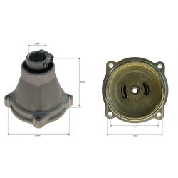 KUPLUNG  HÁZ  KÍNAI FŰKASZA 26mm 9T