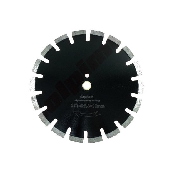 GYÉMÁNTTÁRCSA ASZFALT HF 300X25,4/20MM 15X3,0MM