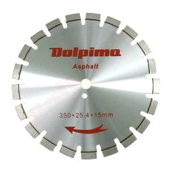 GYÉMÁNTTÁRCSA ASZFALT LASER 350X25,4/20MM 15X3,2MM