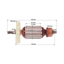 SDS+ FORGÓRÉSZ KÍNAI GÉPEKHEZ 5 FOGAS