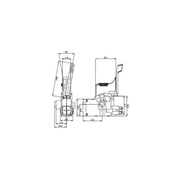 BOSCH GBH 2-24 KAPCSOLÓ
